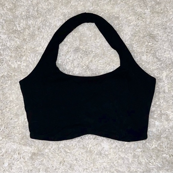 Naked Wardrobe The NW Halter Vibes Crop Top - Picture 4 of 4